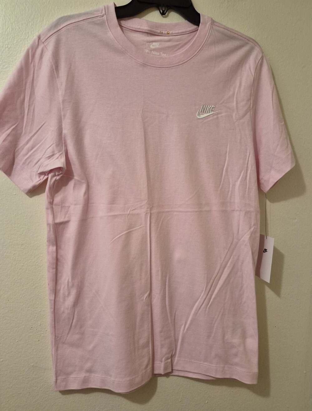 Nike The Nike Tee Pink Foam Short Sleeve Embroidered Logo T-Shirt